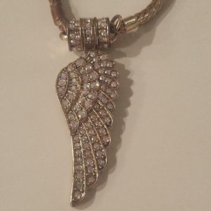 Kirk's folly Angel wing magnetic necklace
